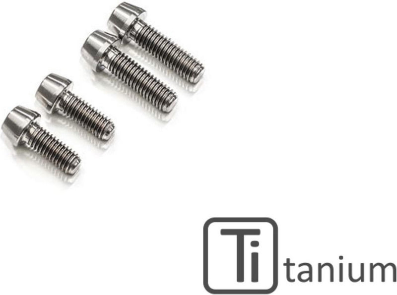 CNC Racing / シーエヌシーレーシング Clutch or brake controls clamp screw kit Ducati Multistrada (4 pcs) - Titanium | KV457X