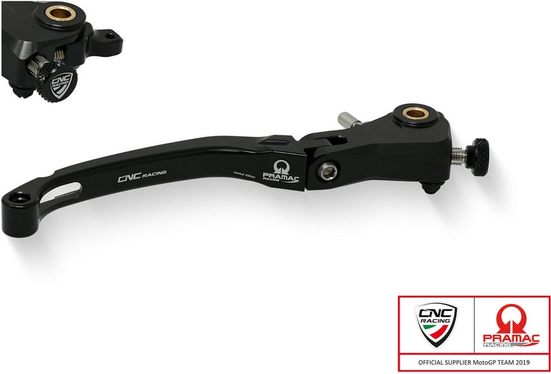 CNC Racing Brake lever Race - folding Pramac Racing Limited Edition  Black | LBR20BPR