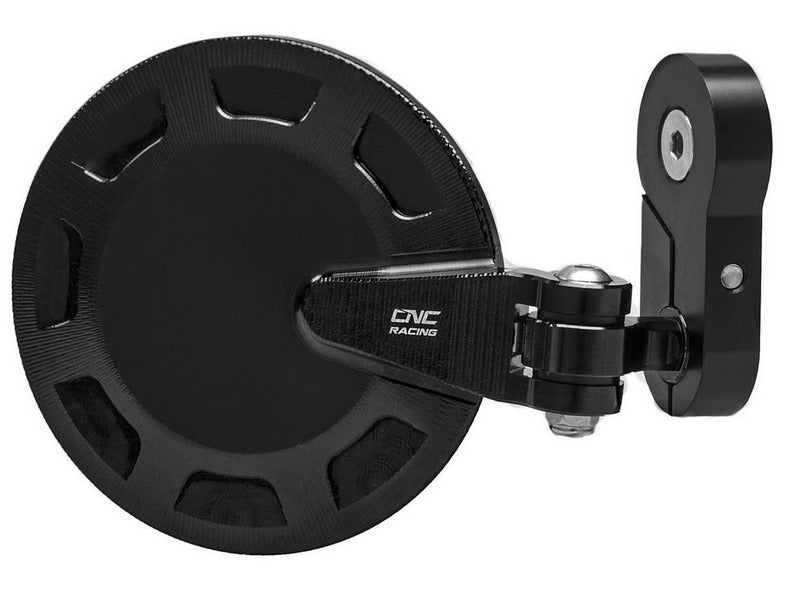 CNC Racing Bar end mirror Rocket - right Ø 94.5mm  Black | MR703B