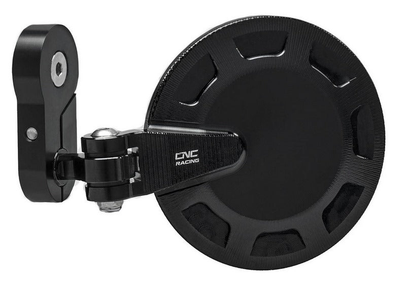 CNC Racing Bar end mirror Rocket - left Ø 94.5mm  Black | MR704B