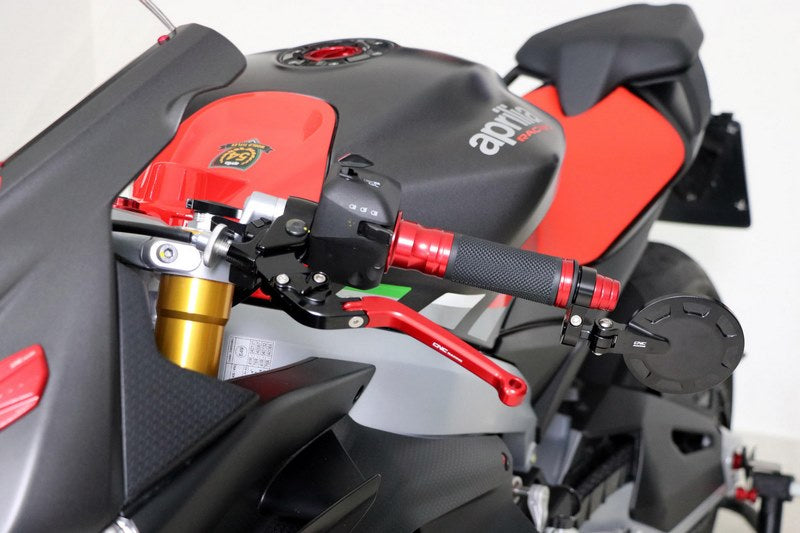 CNC Racing / シーエヌシーレーシング Adapter for bar-end mirror on Aprilia RS 660 | MRA05