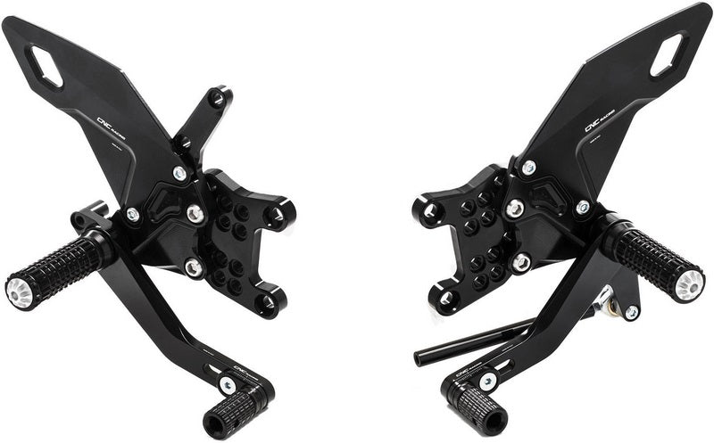 CNC Racing REAR SETS ADJUSTABLE EASY FOR APRILIA RSV4 - TUONO | PE505