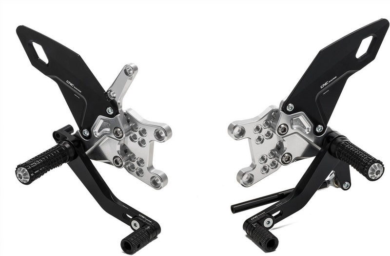 CNC Racing REAR SETS ADJUSTABLE EASY FOR APRILIA RSV4 - TUONO | PE505
