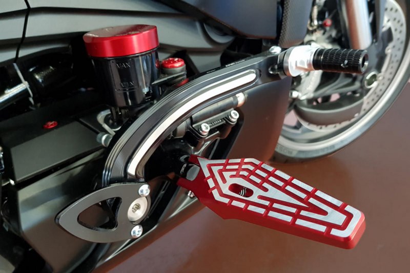 CNC Racing Folding driver footpegs Ducati XDiavel - bicolor | PEP03