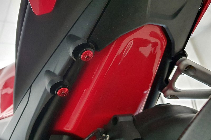CNC Racing Rear footrest blanking caps (M8 - 2pcs) | PET40