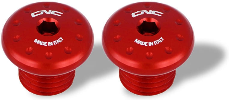 CNC Racing Rear footrest blanking caps (M8 - 2pcs) | PET40