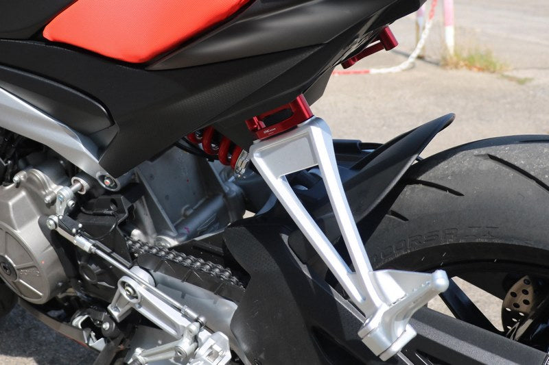 CNC Racing / シーエヌシーレーシング Rear footrest blanking plates Aprilia | PET53