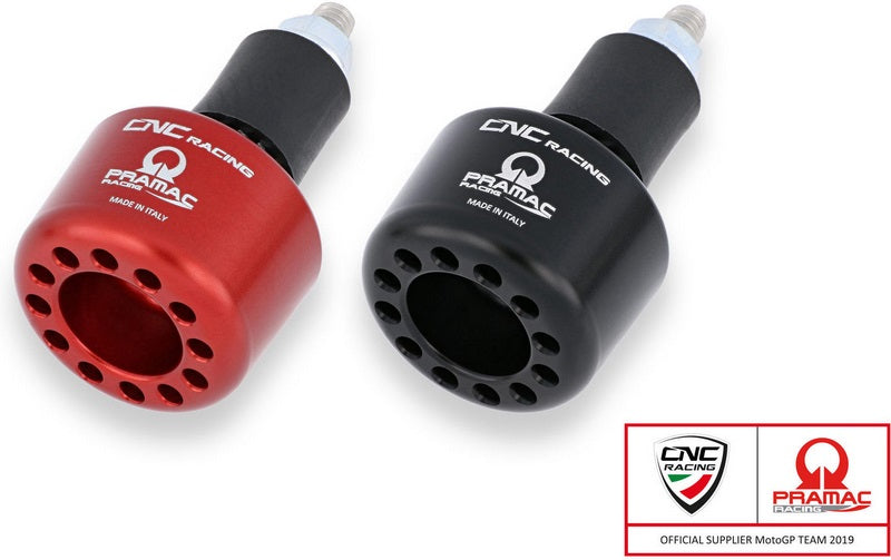 CNC Racing Handlebar cap left side Pramac Racing limited Edition  Red | PL001RPR