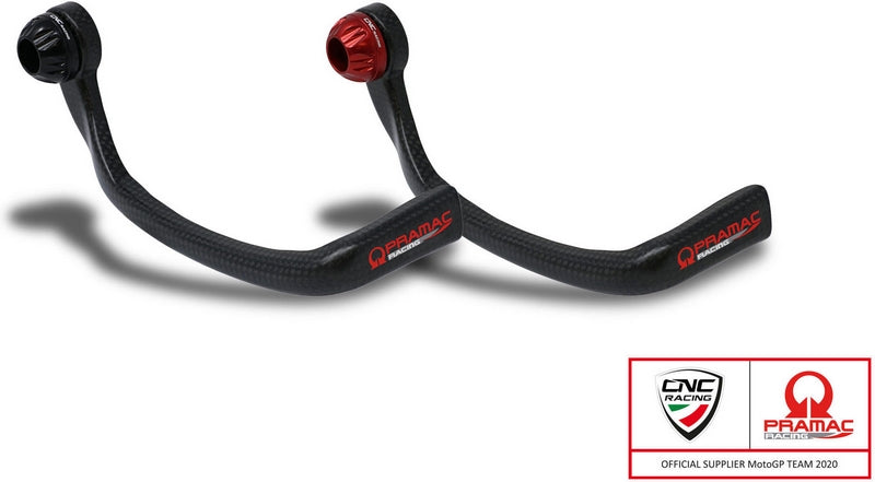 CNC Racing Brake-Guard Carbon Race - Protection front brake lever matt carbon Pramac Racing Limited Edition  Red | PL150YRPR