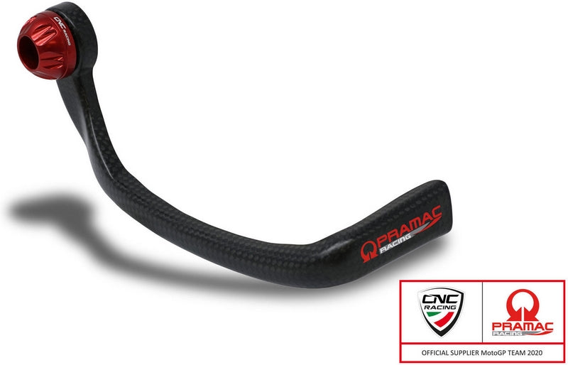 CNC Racing Brake-Guard Carbon Race - Protection front brake lever matt carbon Pramac Racing Limited Edition  Red | PL150YRPR