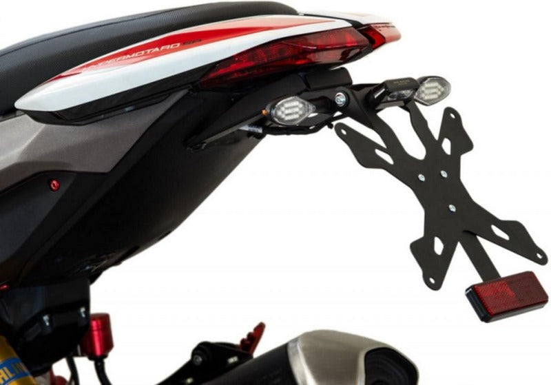 CNC Racing Adjustable license plate Ducati Hypermotard 821/939  Black | PT140B