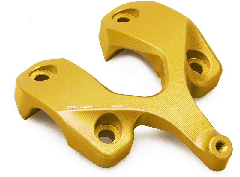 CNC Racing Steering damper kit - handlebar top clamp Ducati Monster 1200 | RM250