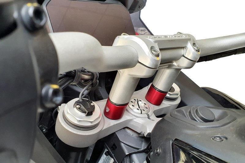 CNC Racing / シーエヌシーレーシング Handlebar clamp spacers H 30mm Ducati Multistrada V4 for OEM riser | RM258