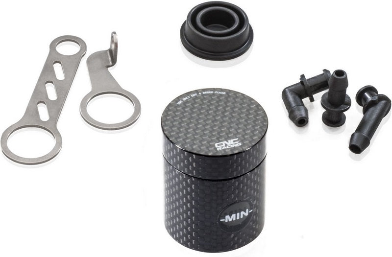 CNC Racing Fluid reservoir rear brake / clutch 12 ml - carbon | SE800