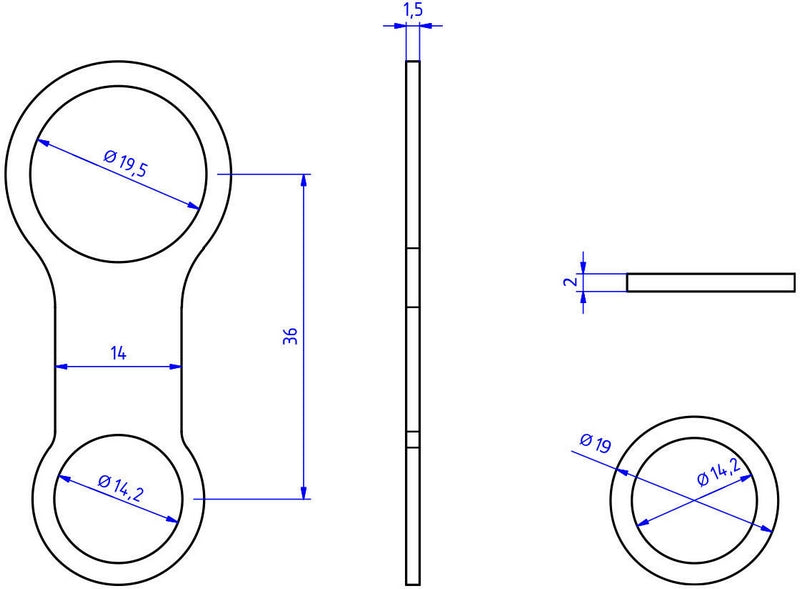 CNC Racing / シーエヌシーレーシング Fluid tank mounting bracket  Natural | SEA11N