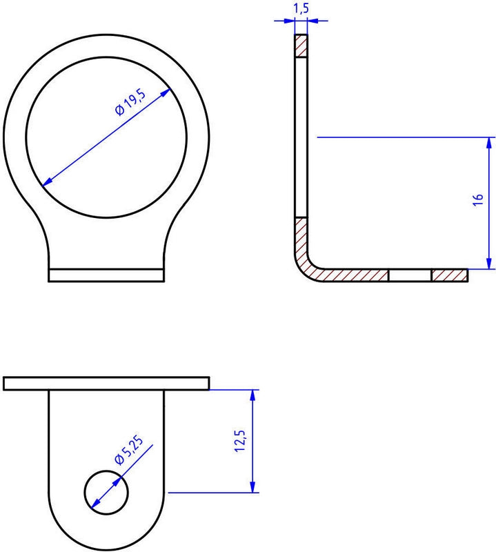 CNC Racing / シーエヌシーレーシング Fluid tank mounting bracket  Natural | SEA13N