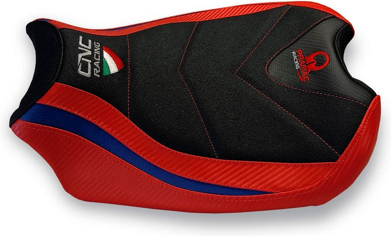 CNC Racing Seat cover Ducati Panigale V4 - Pramac Racing Limited edition  Black | SLD01PR