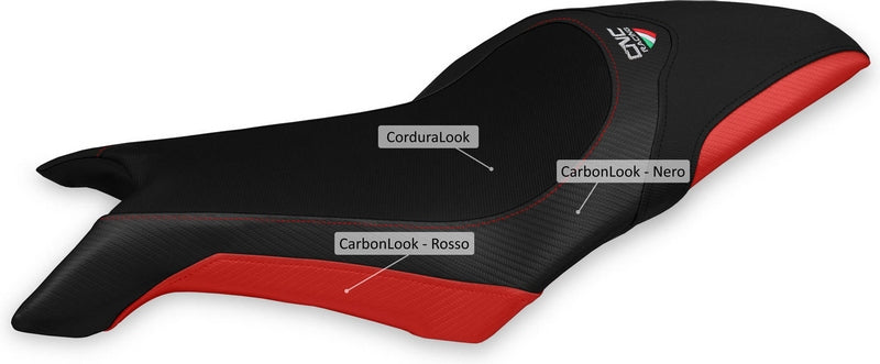 CNC Racing Seat cover MV Agusta Dragster  Black/Red | SLM06BR