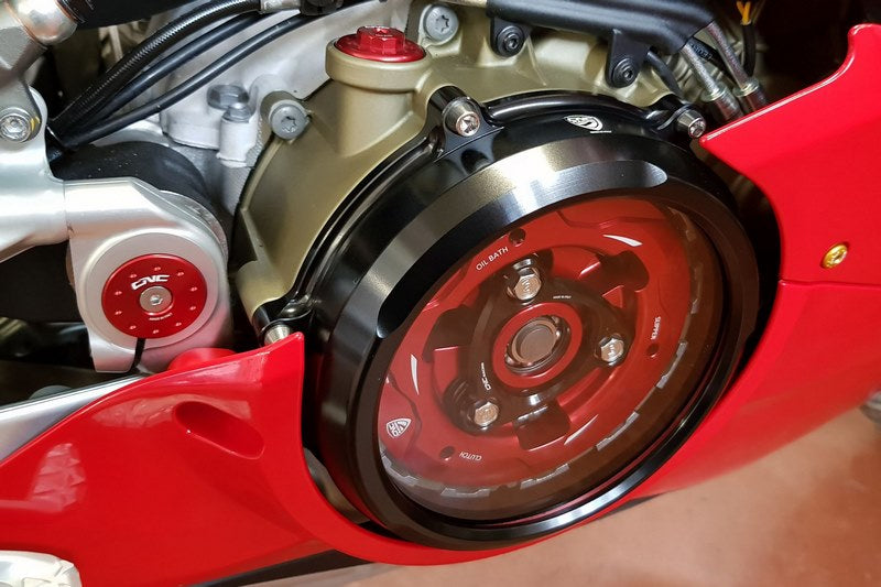 CNC Racing Pressure plate oil bath clutch Ducati Panigale and Streetfighter V4  Red | SP201R