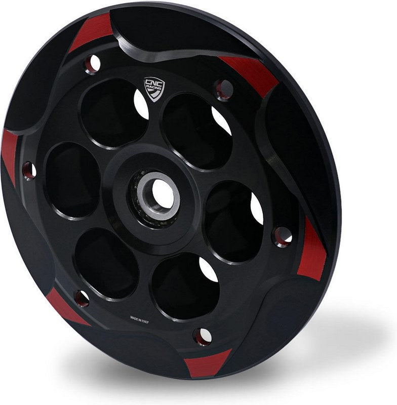 CNC Racing / シーエヌシーレーシング Slipper Clutch pressure plate MV Agusta with bearing - Bicolor  Black/Red | SP301BR
