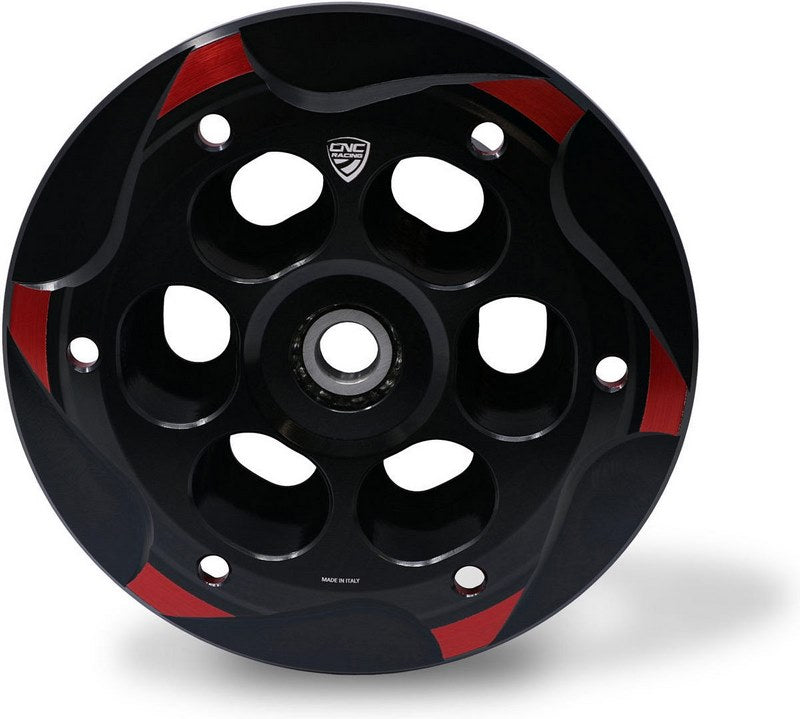 CNC Racing / シーエヌシーレーシング Slipper Clutch pressure plate MV Agusta with bearing - Bicolor  Black/Red | SP301BR