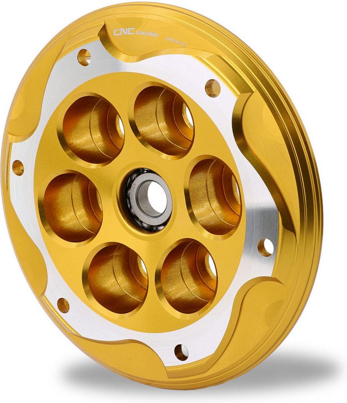 CNC Racing / シーエヌシーレーシング Pressure plate BMW - Bicolor  Gold/Silver | SP800GS