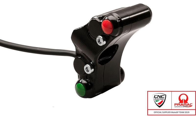 CNC Racing Left handlebar switch Pramac Racing Lim. Ed - street use  Black | SWD01BPR