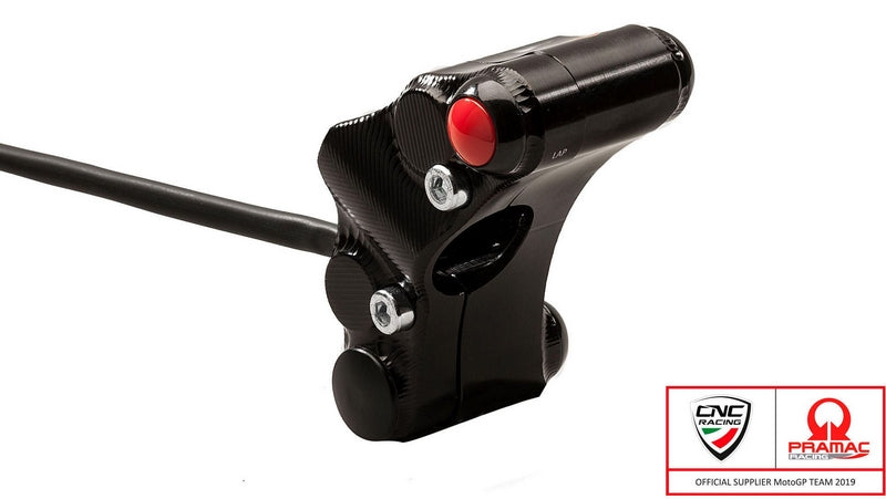 CNC Racing Left handlebar switch Pramac Racing Lim. Ed - Race use  Black | SWD02BPR