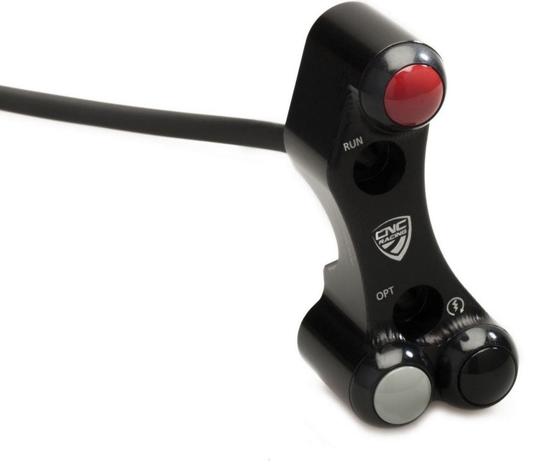 CNC Racing Right handlebar switch - OEM and RCS Brembo brake master cylinder  Black | SWD05B