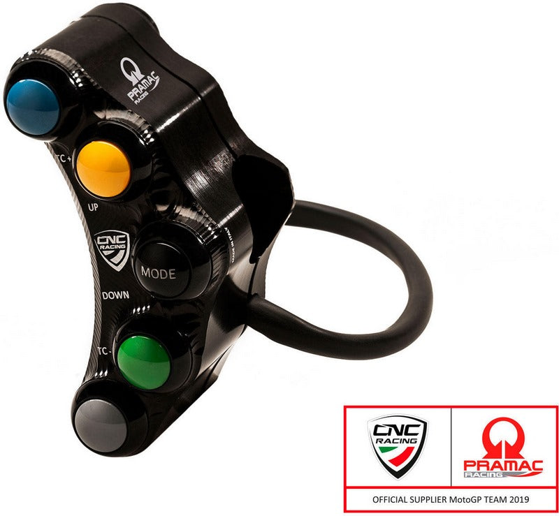 CNC Racing Left handlebar switch - Race use - Pramac Racing limited Edition  Black | SWD12BPR