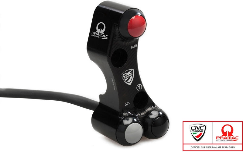 CNC Racing Right handlebar switch - Brembo billet CNC and forged brake master cylinder - Pramac Racing limited Edition  Black | SWD15BPR