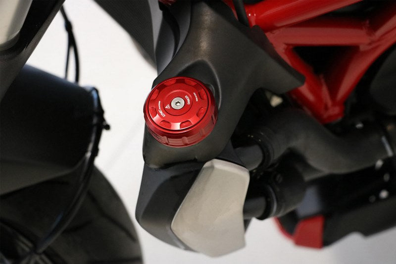 CNC Racing Radiator cap cover Ducati | TA155