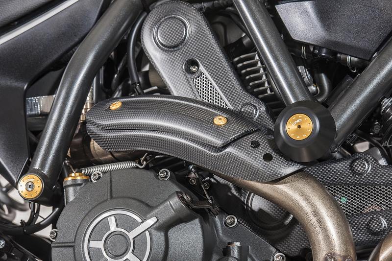 CNC Racing Protection pads for engine  frame and fairing Ducati Scrambler | TC212