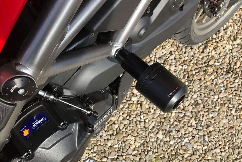 CNC Racing Frame crash protections Ducati Multistrada  Black | TC314B