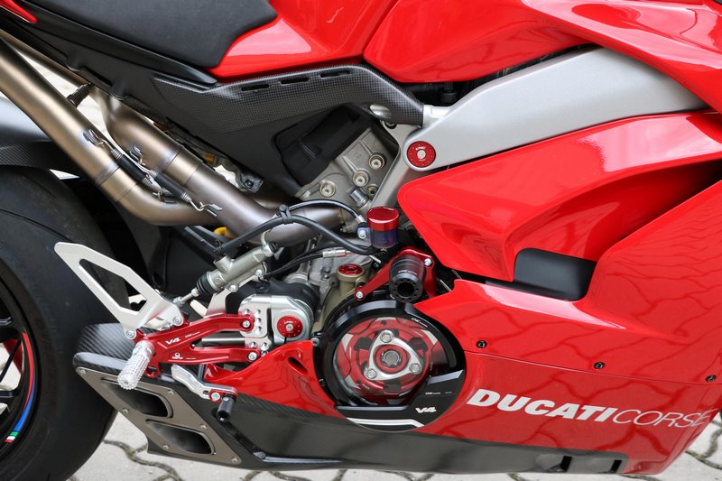CNC Racing Frame crash protections Ducati Panigale V4 | TC319