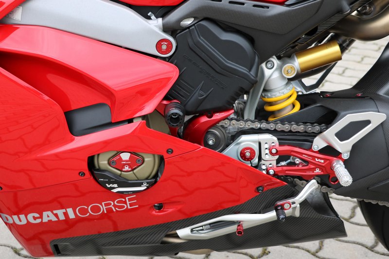 CNC Racing Frame crash protections Ducati Panigale V4 | TC319