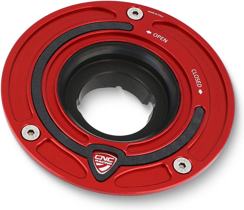 CNC Racing Fuel tank cap - flange Carbon | TSB01