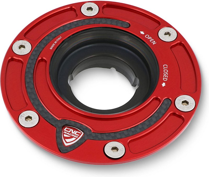 CNC Racing Fuel tank cap - flange Carbon | TSB02