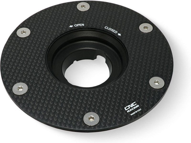 CNC Racing Fuel tank cap - flange CARBON FIBER | TSB25
