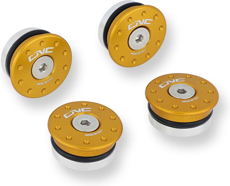 CNC Racing FRAME CAPS KIT DUCATI MULTISTRADA 1260 - smaller holes | TT349