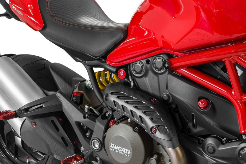 CNC Racing Rear subframe cap sets Ducati Monster 821 1200 | TT354