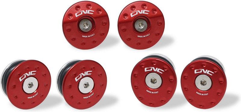 CNC Racing Frame caps kit MV Agusta - Front frame | TT358