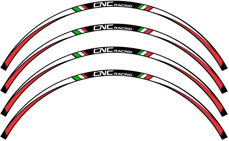 CNC Racing 17 inch wheel stripes kit  Black | WK001B