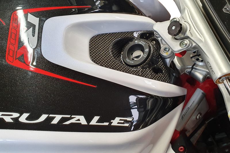 CNC Racing Ignition switch cover MV Agusta - carbon  Glossy Carbon | ZA868K