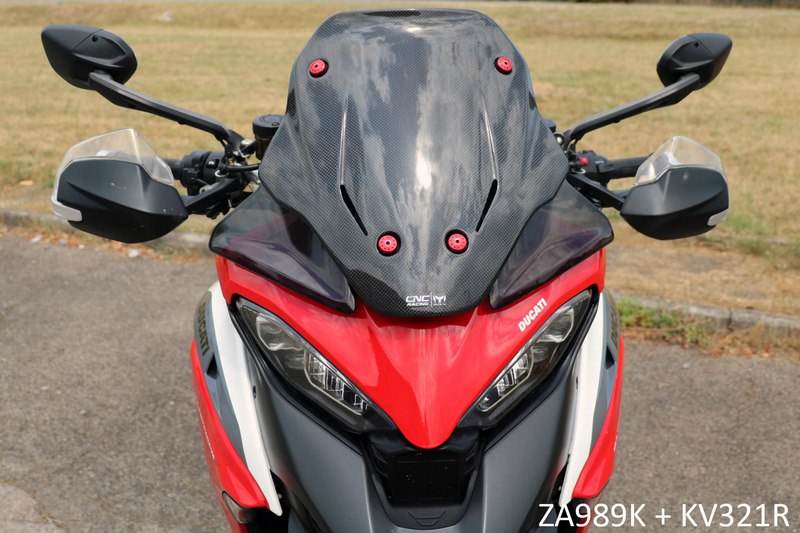 CNC Racing / シーエヌシーレーシング Sport screen Ducati Multistrada V4 - Carbon | ZA989