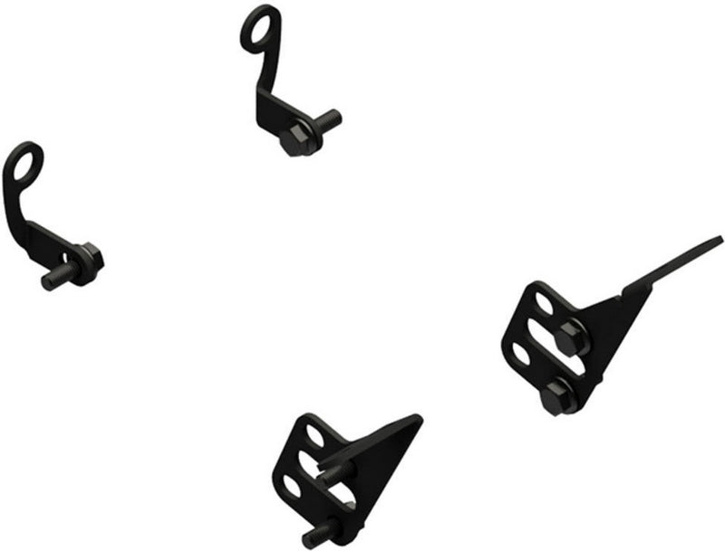 CNC Racing GP DUCTS - mounting kit  Black | ZAB14B