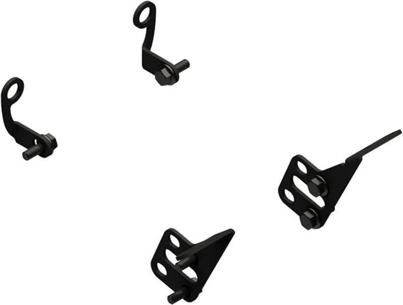 CNC Racing GP DUCTS - MOUNTING KIT  Black | ZAB17B