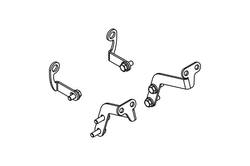 GPダクト - マウンティングキット  ブラック