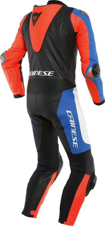 Dainese / ダイネーゼ LAGUNA SECA 5 1PC レザースーツ パーフォレーション ホワイト/ライトブルー/ブラック/フルオレッド | 201513467-88E