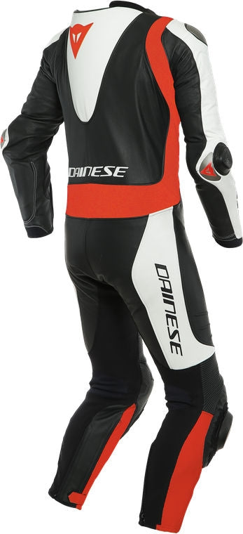 Dainese / ダイネーゼ LAGUNA SECA 5 1PC レザースーツ パーフォレーション ブラック/ホワイト/フルオレッド | 201513467-N32